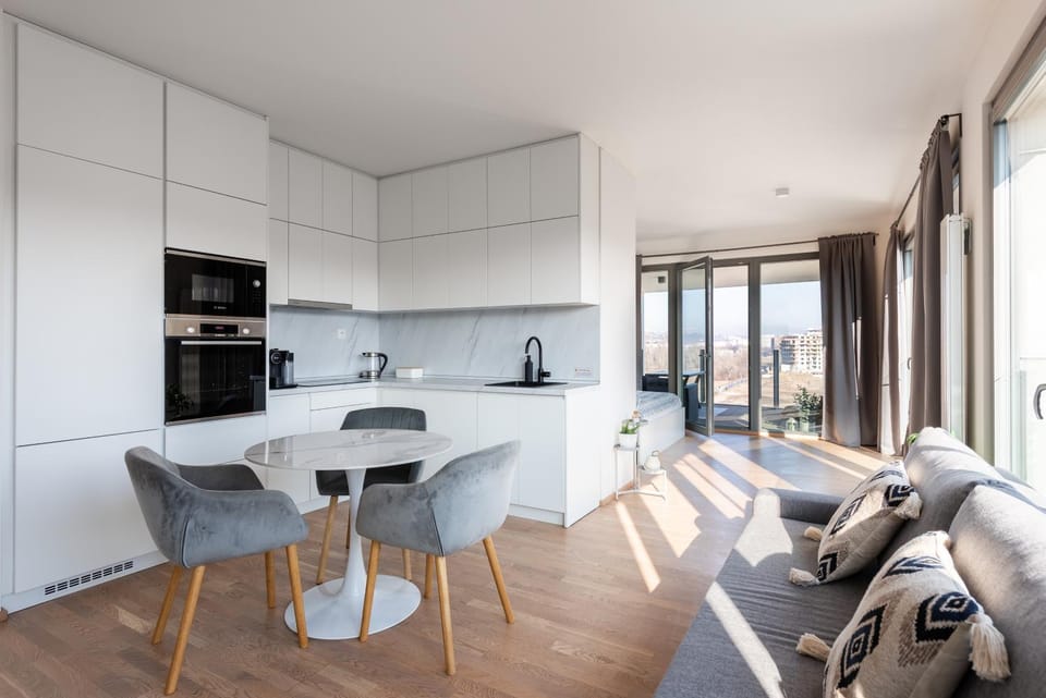 Kitchen or kitchenette, Living room, Dining area, kitchen