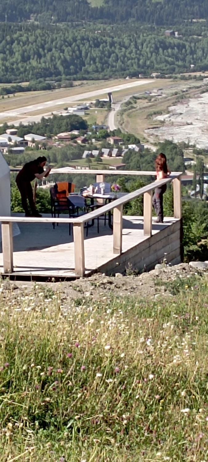 Glamp Peaks Mestia Luxury tent in Georgia
