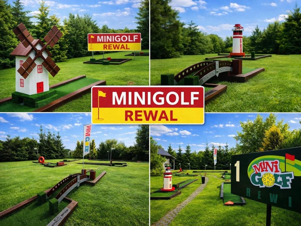 Błękitna Keja domek z prywatnym polem do Mini golfa House in West Pomeranian Voivodeship, Poland