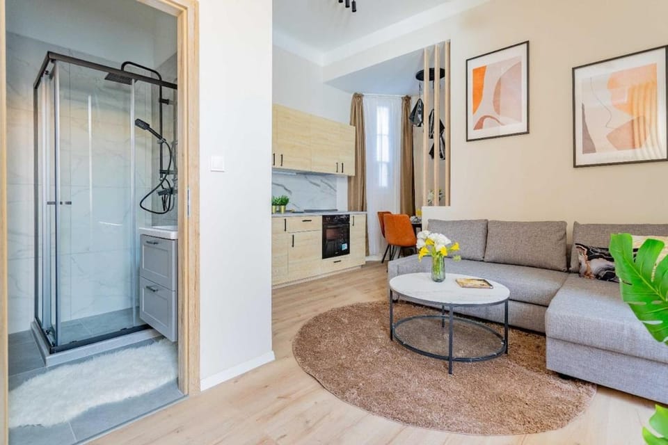 1BR - Central Chill with AC - Quiet Near Ruin Bars Apartment in Budapest