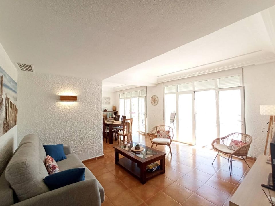 Dining area, air conditioner
