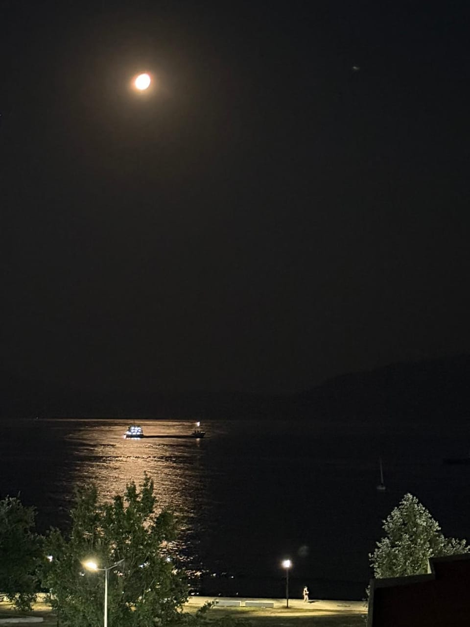 Night, Sea view