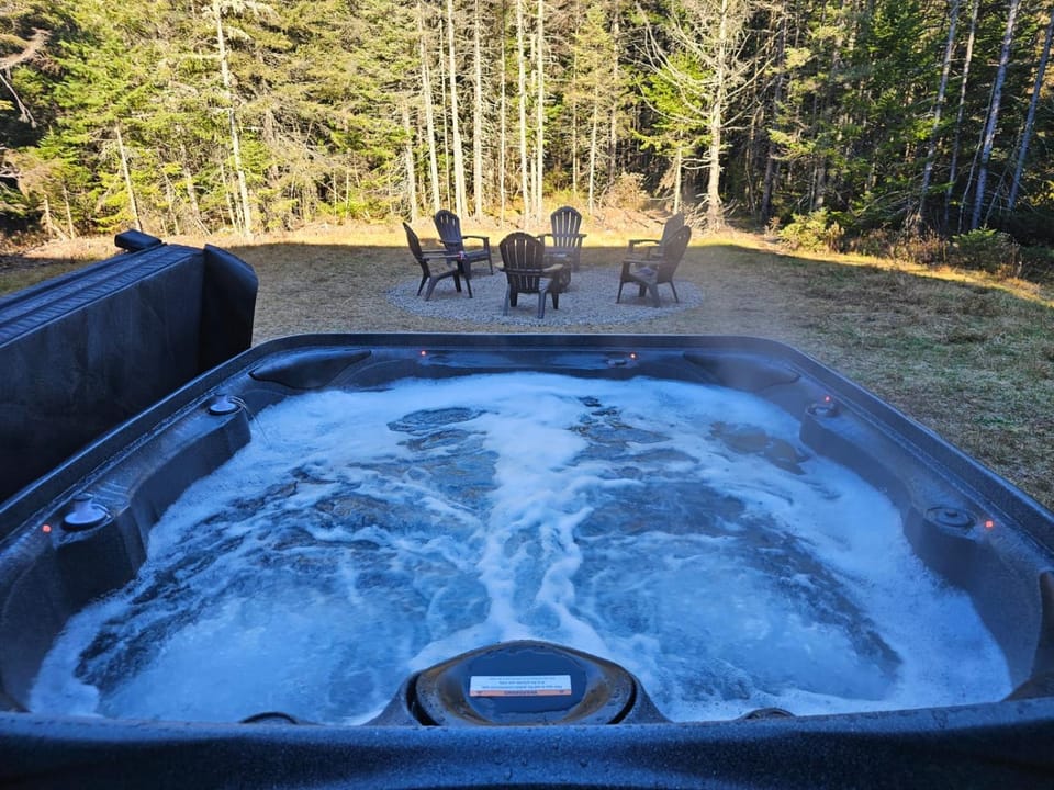 Chalet Le Stockholm private spa Shannon Chalet in Quebec
