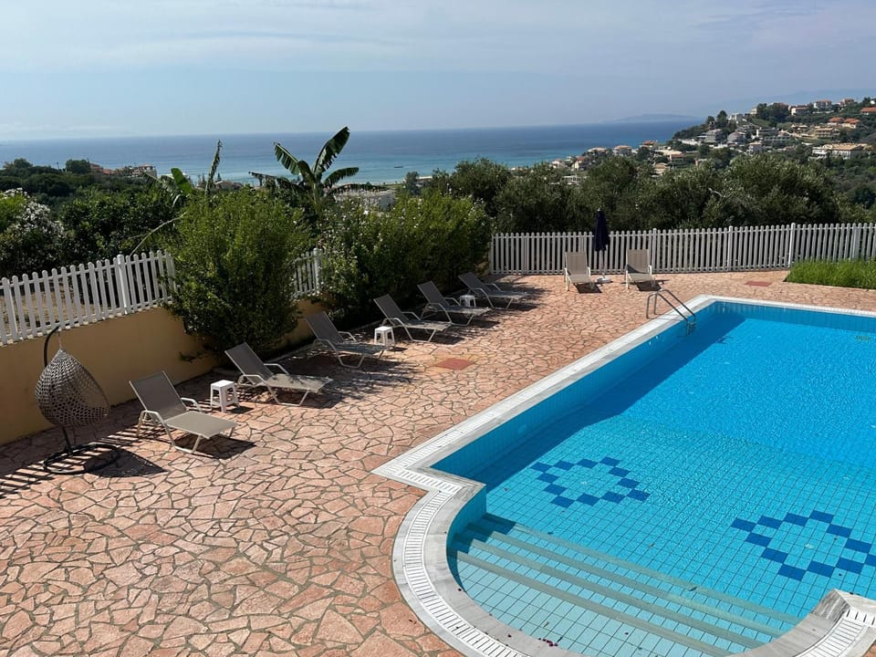 Natural landscape, Pool view, Sea view, Swimming pool