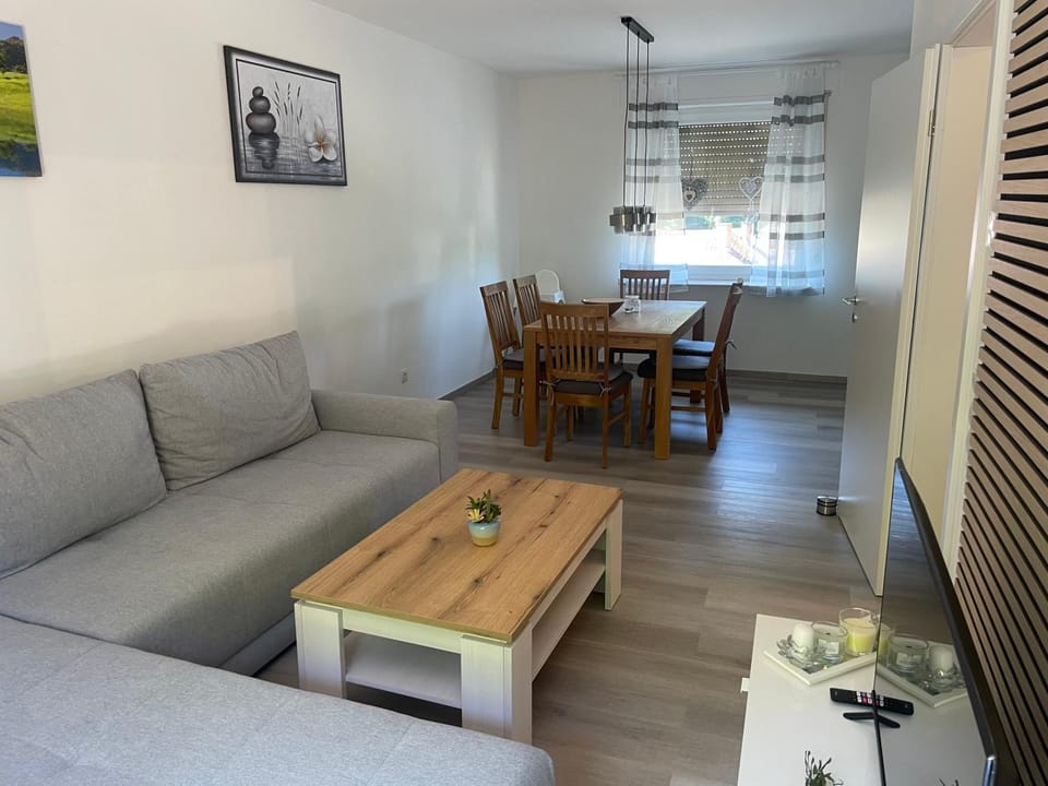 Living room, Seating area, Dining area