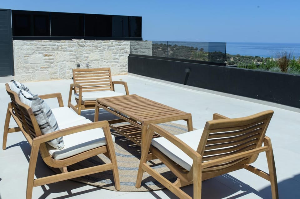 Day, Natural landscape, View (from property/room), Balcony/Terrace, Seating area, Sea view