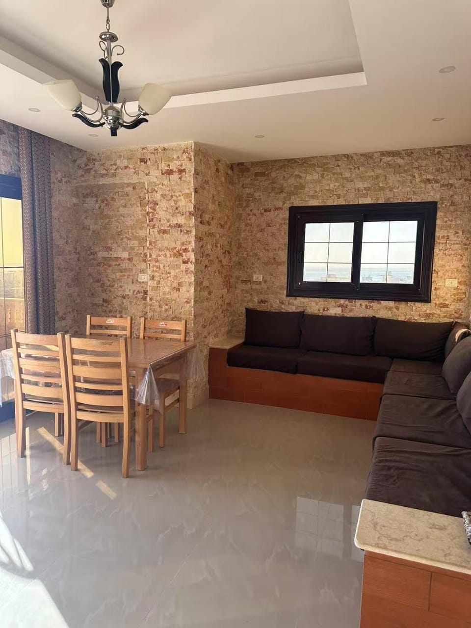 Living room, Seating area, Dining area