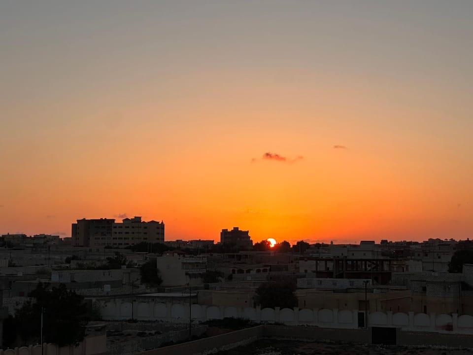 Day, City view, Sunset