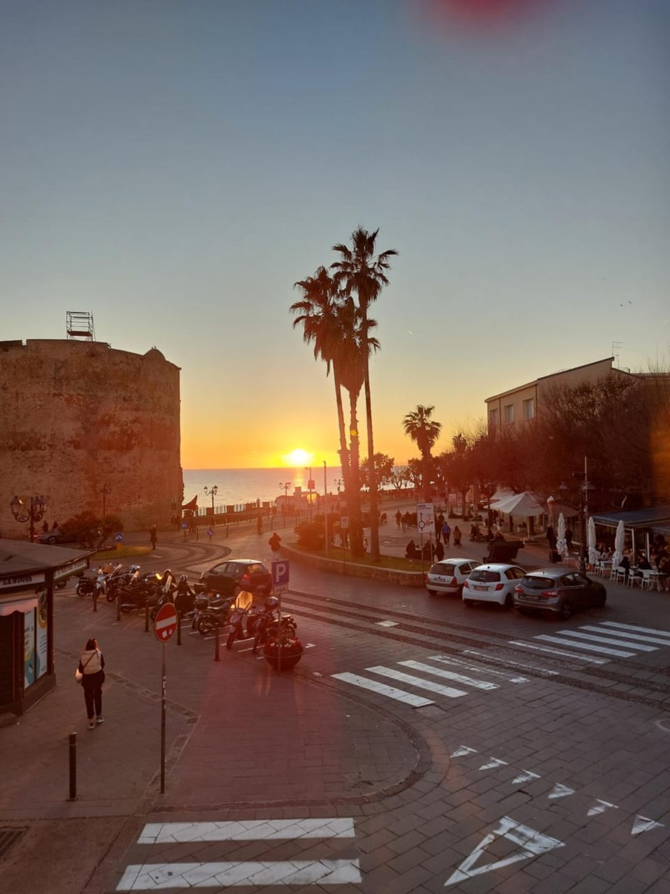 Neighbourhood, Sea view, Street view, Sunset