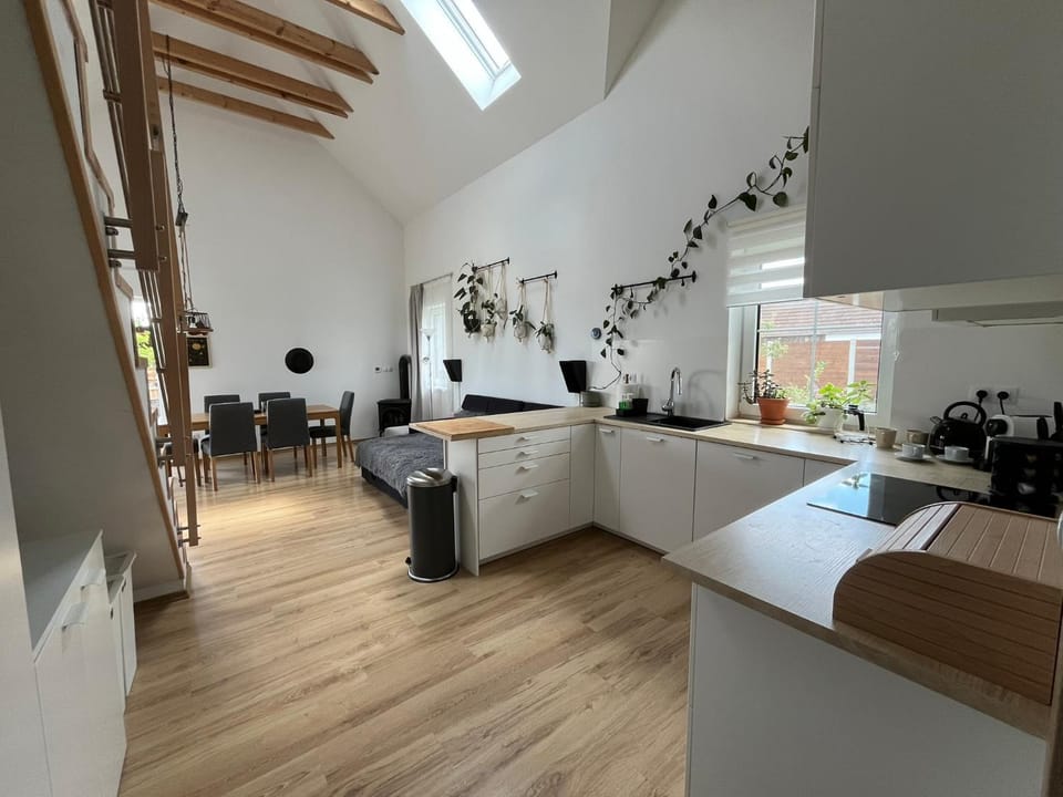 Kitchen or kitchenette, Living room