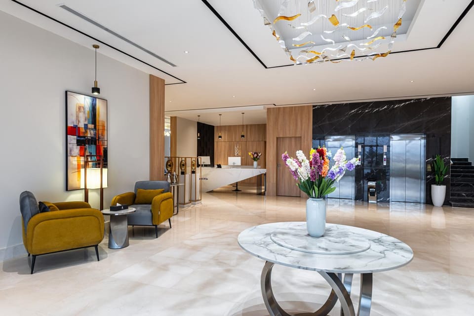 Property building, Lobby or reception, Seating area