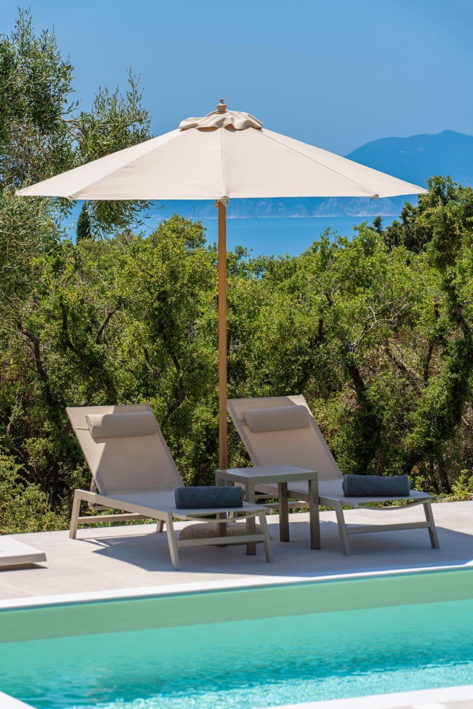 Natural landscape, Pool view, Sea view, Swimming pool