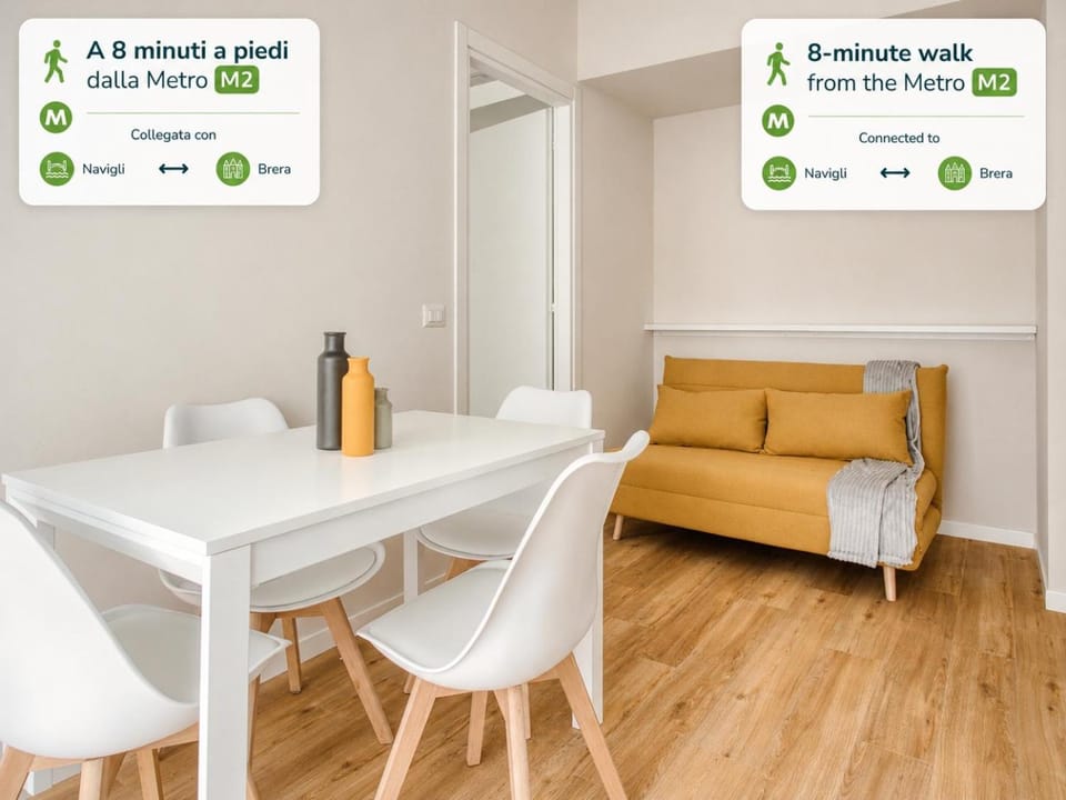 Hostmate - Milano - Imperia's Serenity - Romolo Apartment in Milan