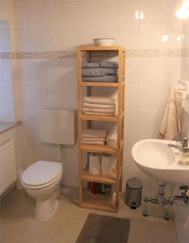 Toilet, Bathroom, towels