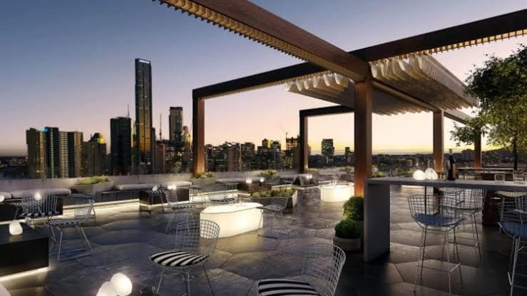 Patio, Day, Balcony/Terrace, Seating area, City view