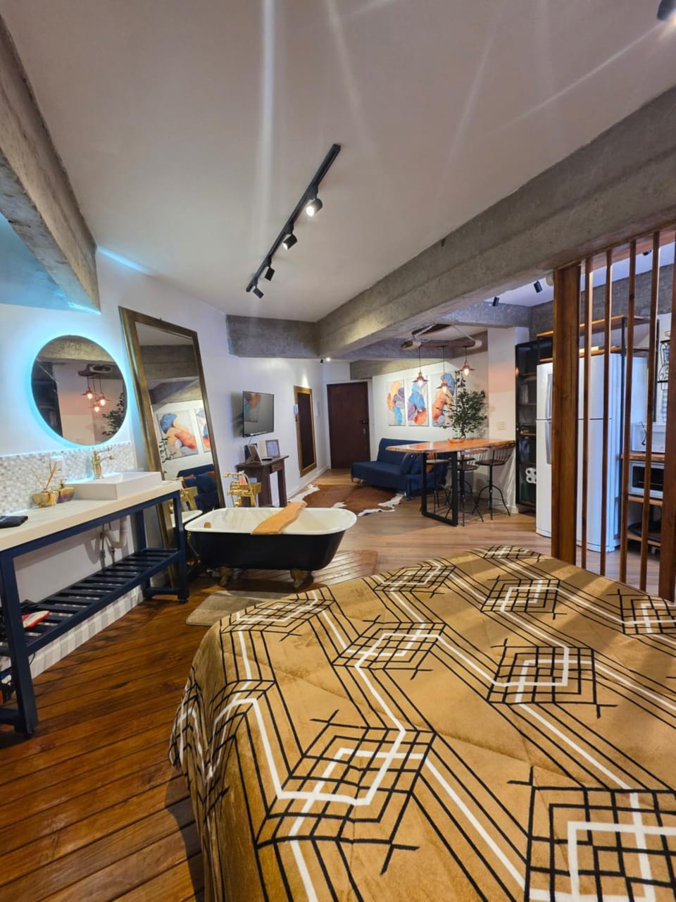 O Refúgio 202 Loft Exclusivo com Banheira Vitoriana em Gramado Apartment in Gramado