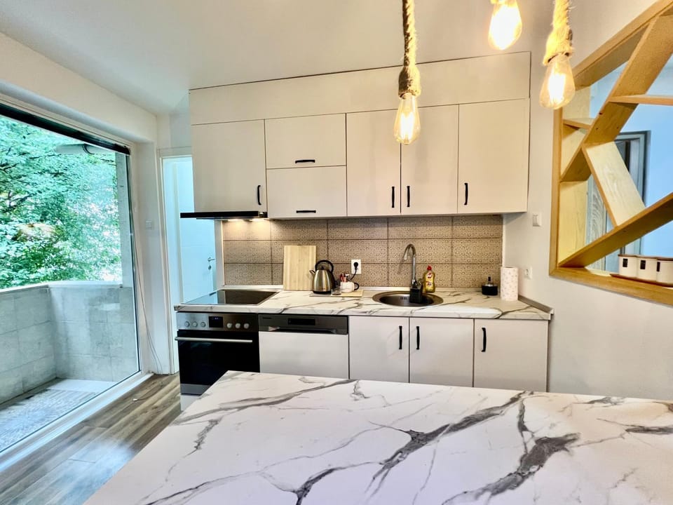 Kitchen or kitchenette, Dining area, dishwasher, oven, stove, washing machine, dryer, kitchen, kitchen