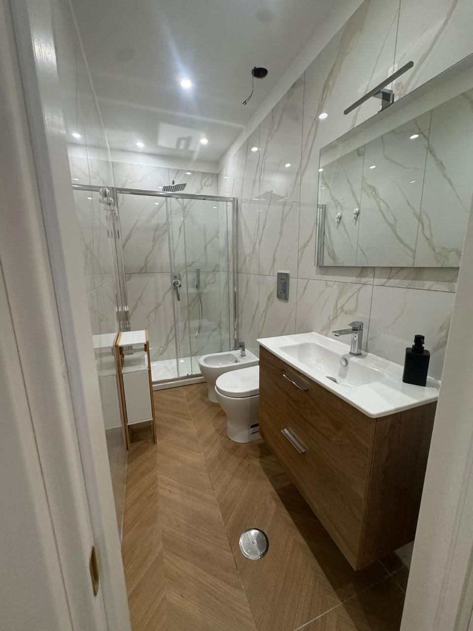 Shower, Toilet, Bathroom, Bath, bidet, towels