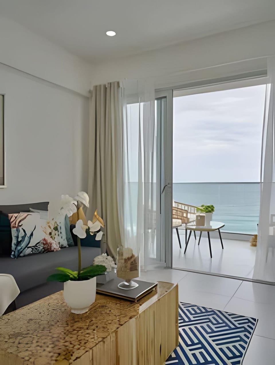 Balcony/Terrace, Living room, Sea view