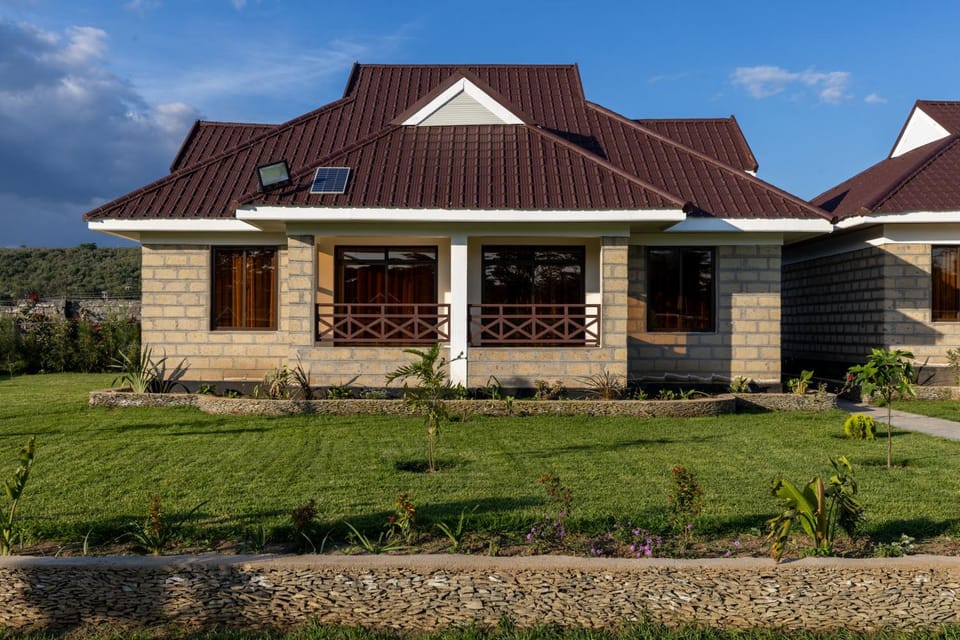 Property building, Garden view