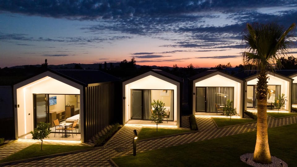 Property building, Patio, Day, Night, Garden, Garden view