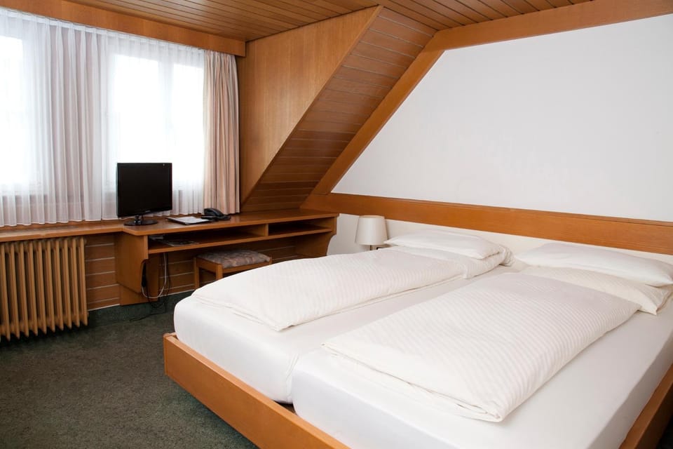 Bed, TV and multimedia, Photo of the whole room, Bedroom