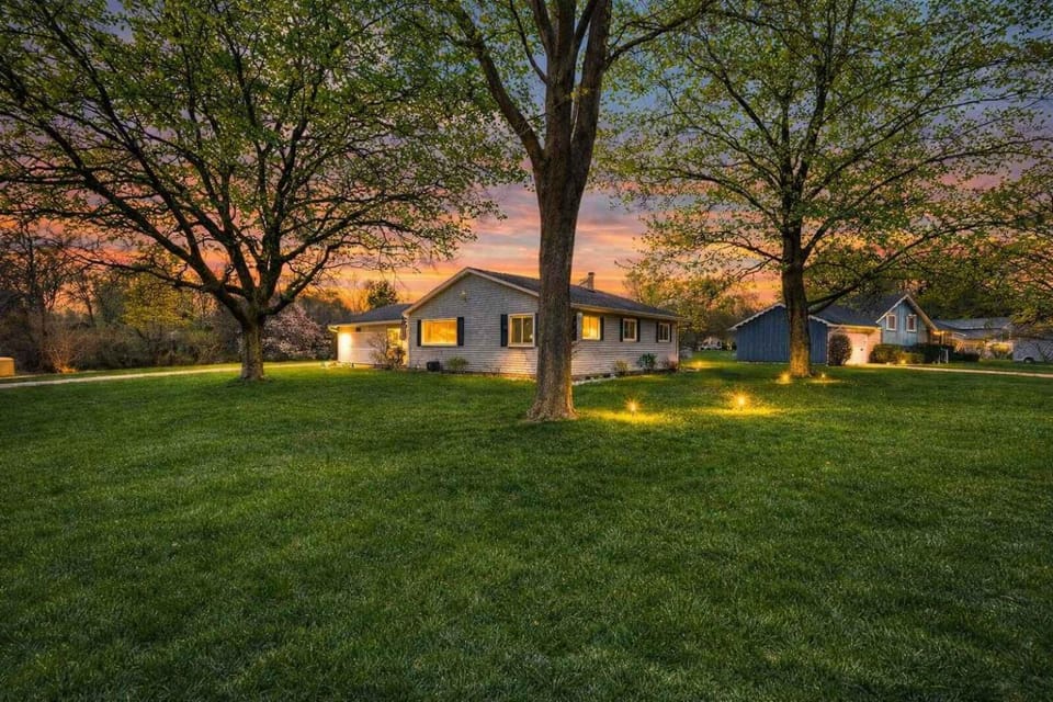 Property building, Garden view