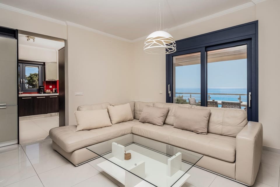 Natural landscape, Living room, Seating area, Sea view