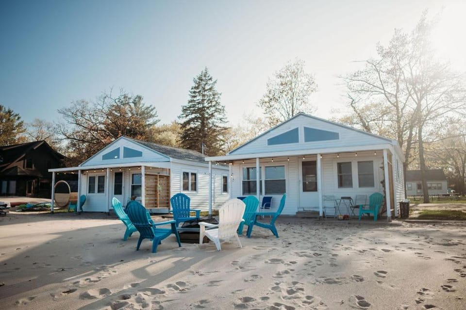 4 Beachfront Cottages - New Bathrooms and Roofs House in Michigan