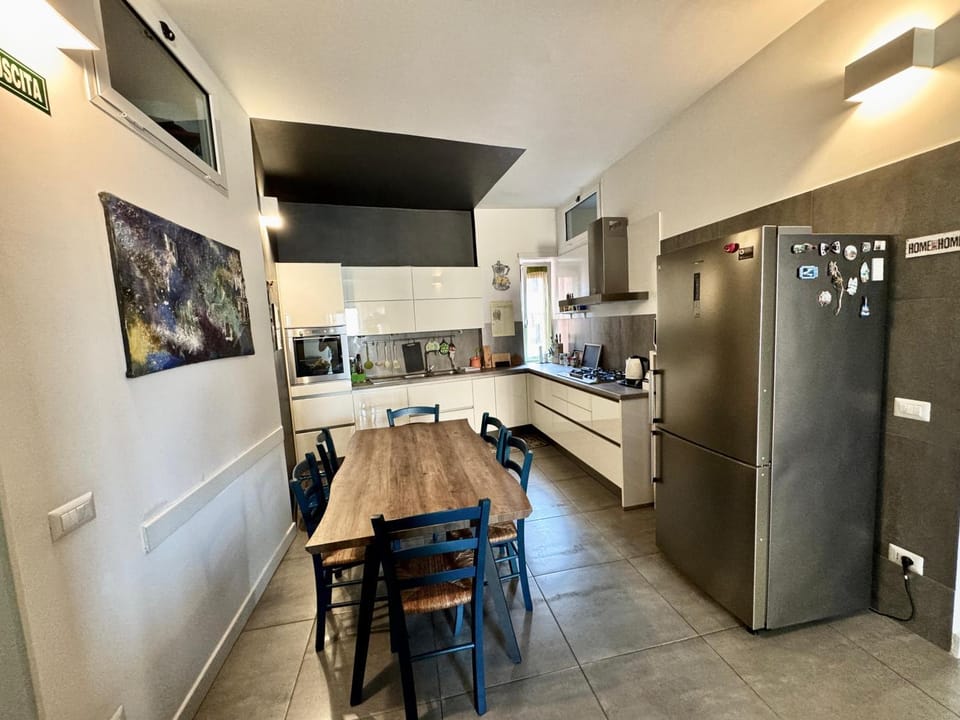 Dining area, dishwasher, oven, stove