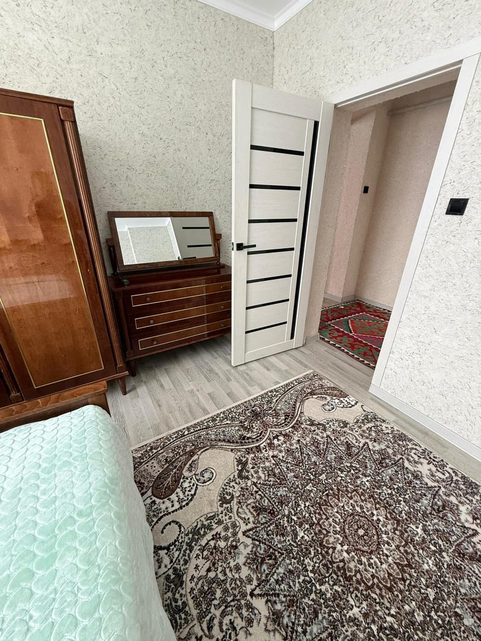Bed, Photo of the whole room, Bedroom, wardrobe