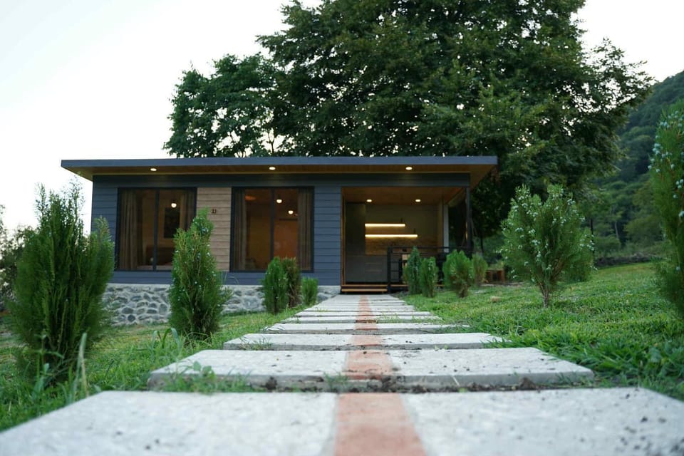 Property building, Garden view