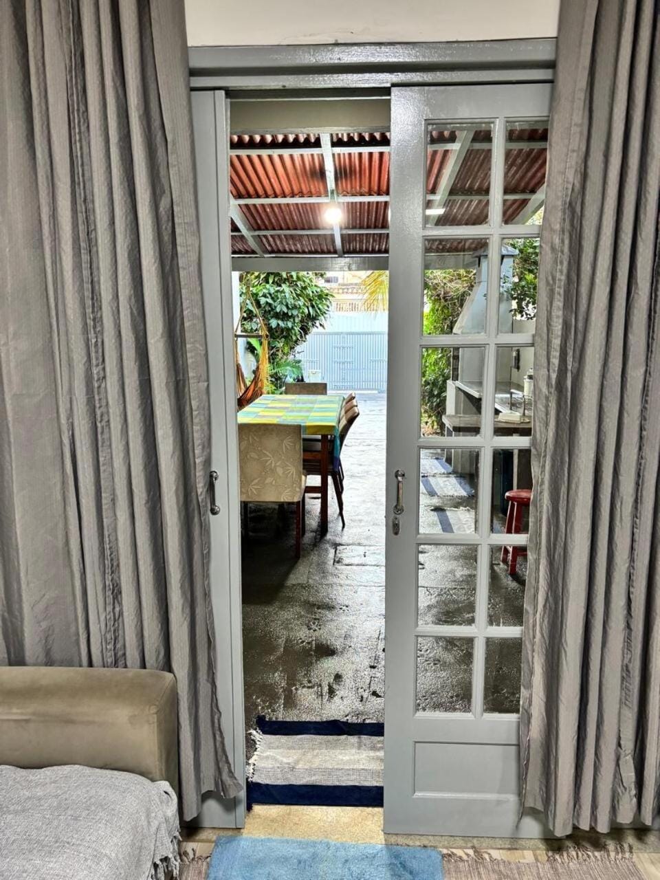Patio, View (from property/room), Living room, Seating area, Dining area