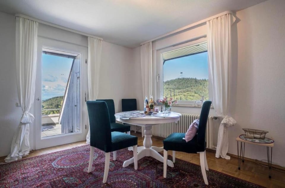 Natural landscape, Living room, Seating area, Mountain view