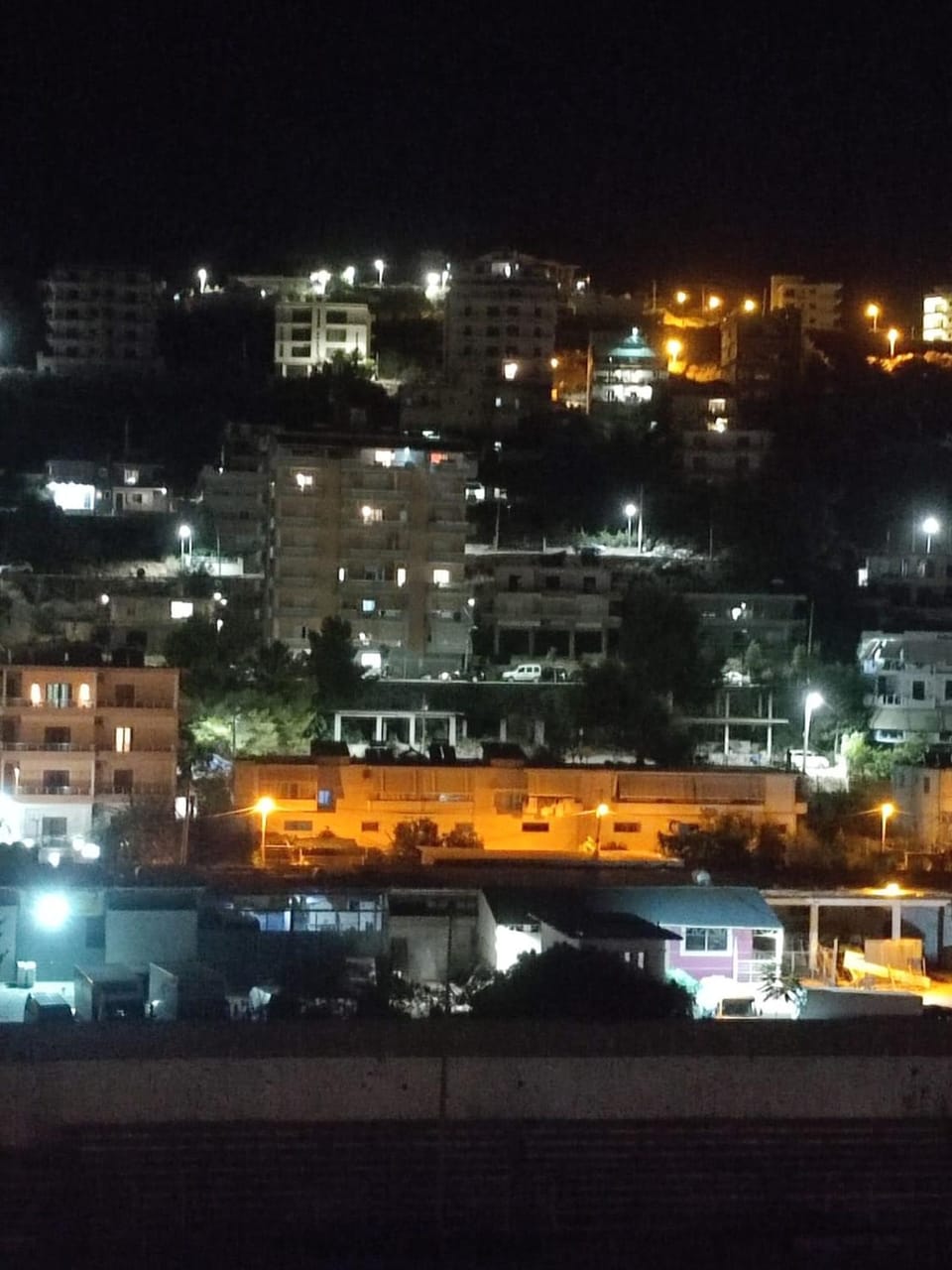 Property building, Night, City view
