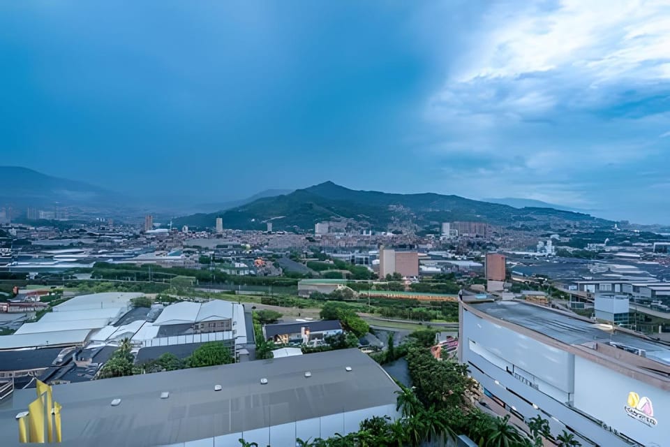 Bird's eye view, City view, Mountain view