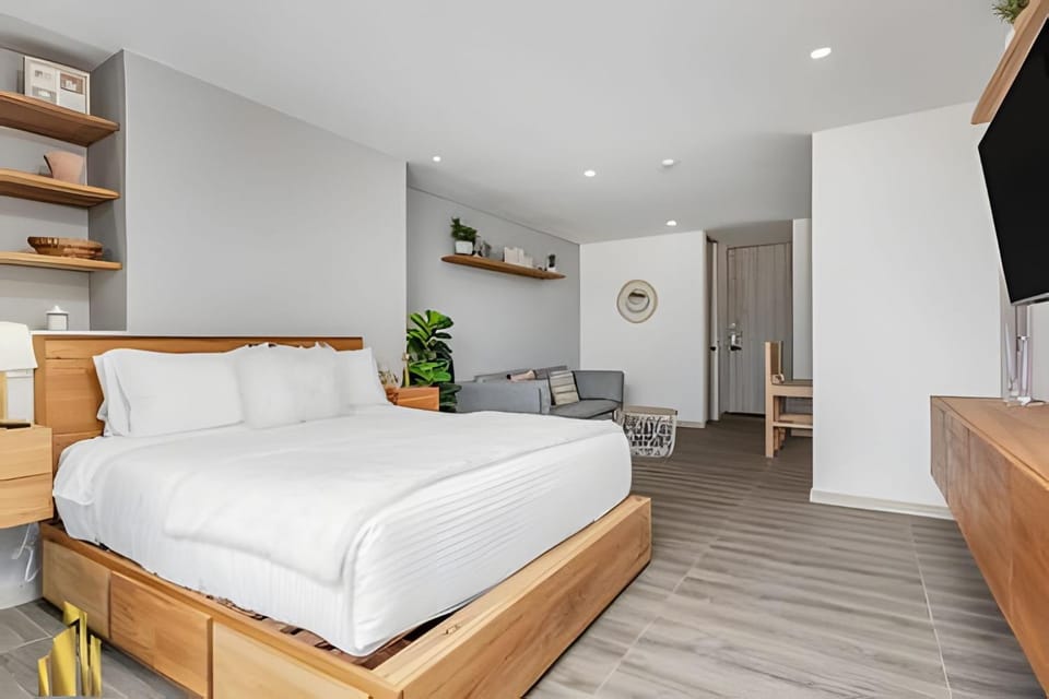 Class 48 2501 - Tranquil & Bright loft w Balcony Apartment in Sabaneta