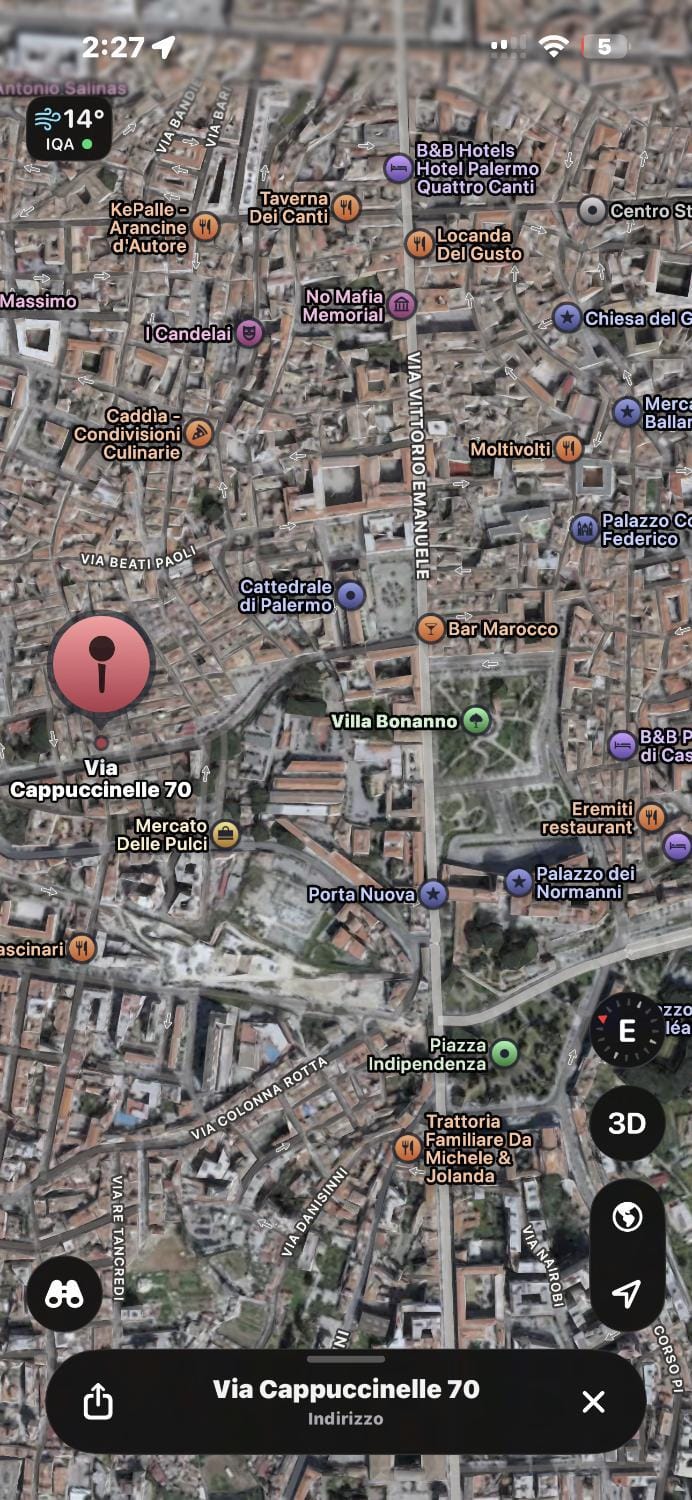 Al Capo Suite Home Bed and Breakfast in Palermo