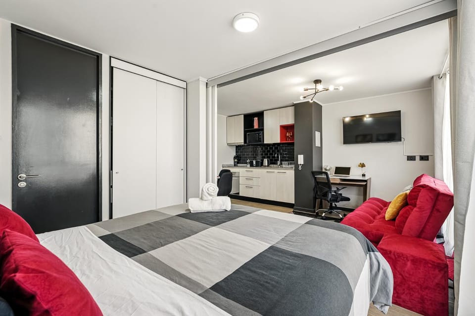 U310 - A pasos del Movistar Arena - 1dorm en Santiago - Wifi- Check in autonomo - Seguridad Apartment in Santiago