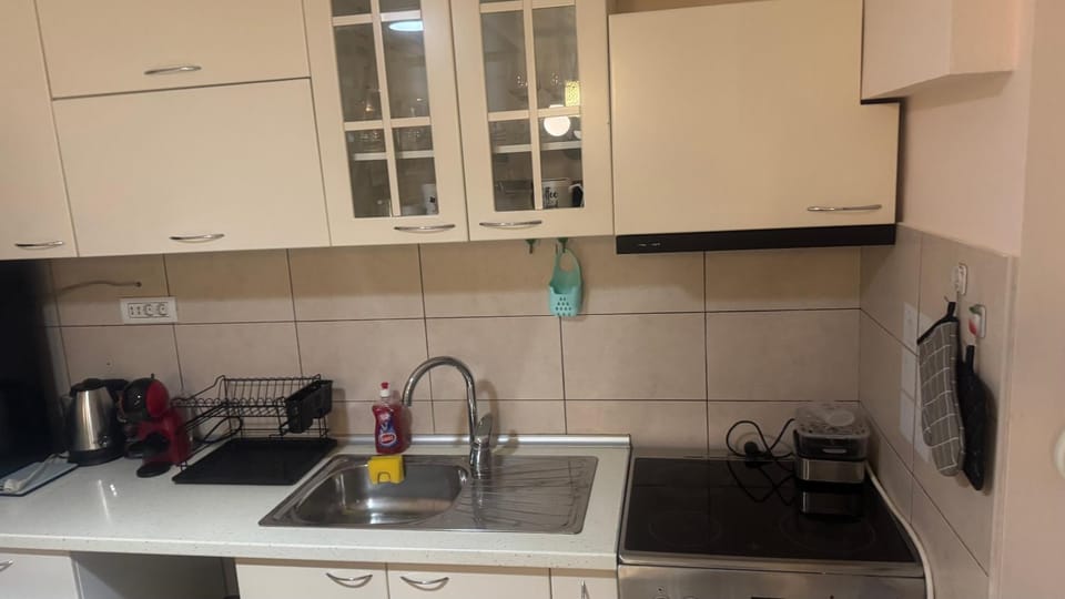 Coffee/tea facilities, Kitchen or kitchenette, dishwasher, stove