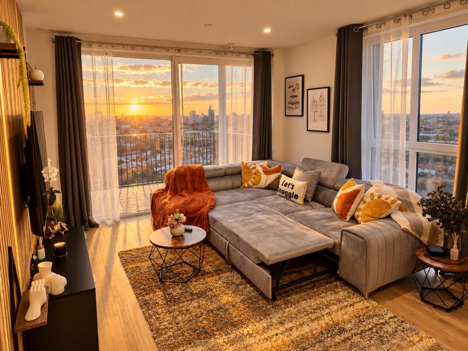 Wembley Cozy Cloud Waterfront Retreat with free Parking near Wembley stadium Apartment in Wembley