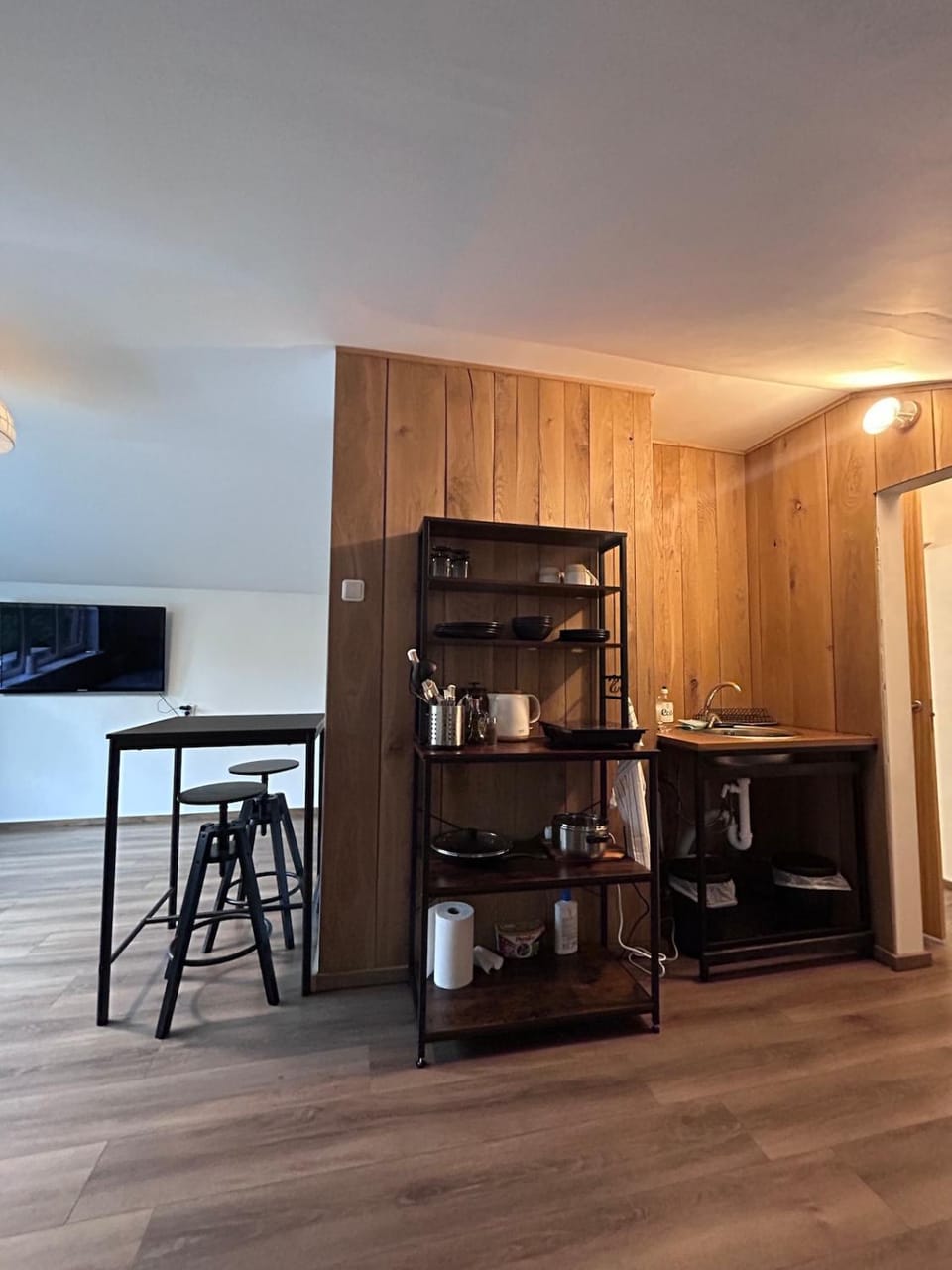 Kitchen or kitchenette, kitchen