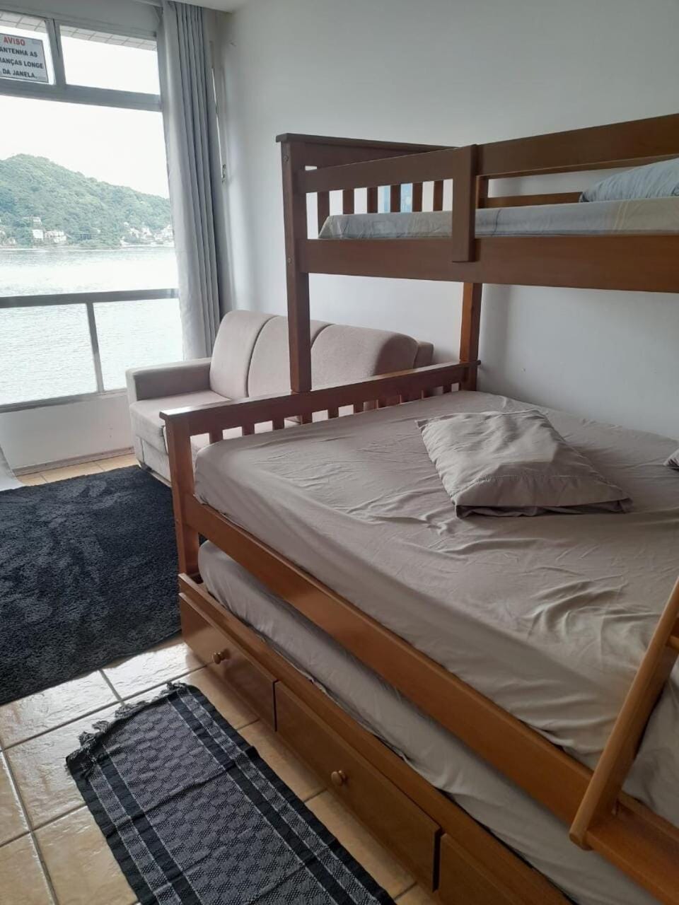 Apt pé na areia vista mar Apartment in Santos