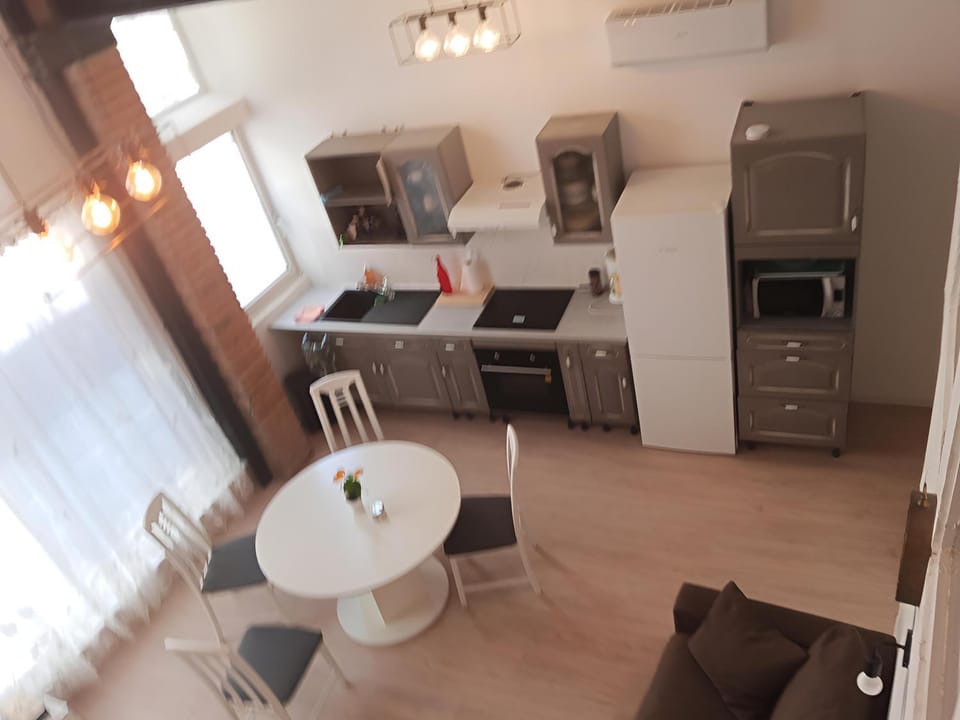 Kitchen or kitchenette, Living room, Seating area, Dining area, oven, pet friendly, stove