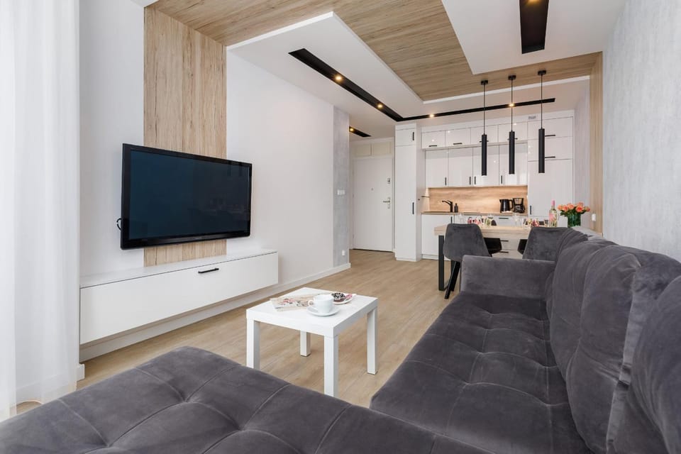 TV and multimedia, Kitchen or kitchenette, Living room, Seating area