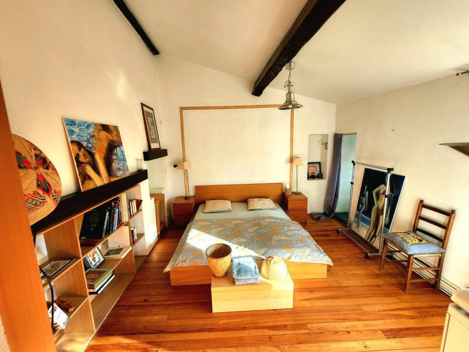 Bed, Night, Bedroom, Sunset