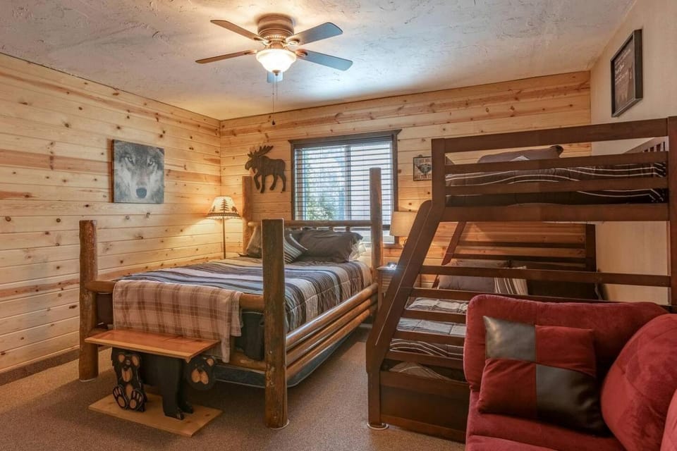 Spacious Rustic Cabin with Hot Tub and Game Loft Near Trails in Island Park, Idaho Cabin in Idaho