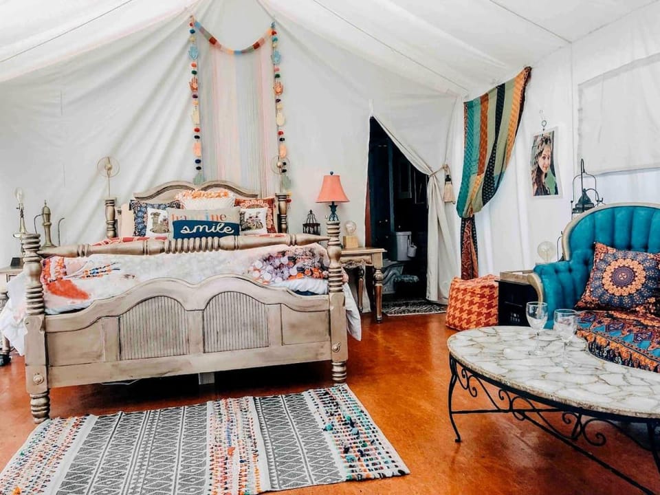 Luxury Safari Tent in Irwin, Idaho near Jackson Hole & Palisades Lake Luxury tent in Idaho