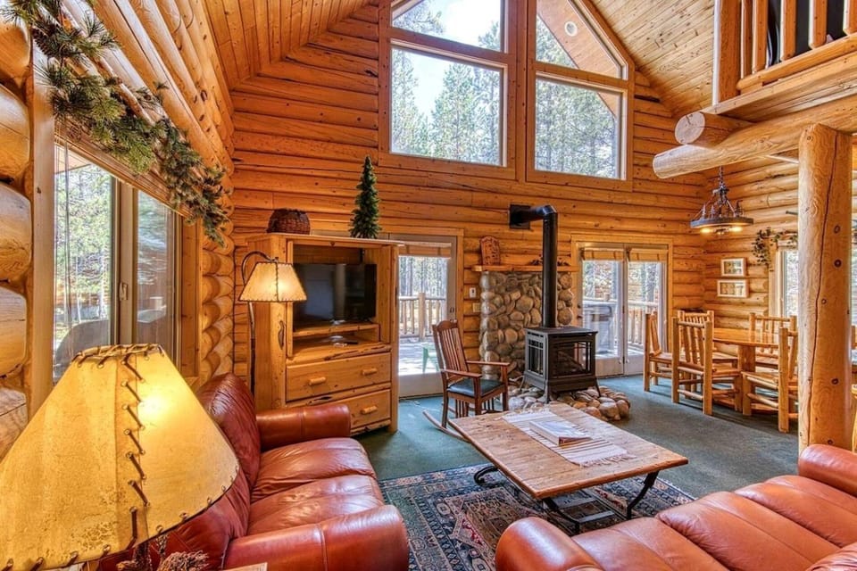 Luxurious Forest Cabin with Hot Tub and Game Room Near Outdoor Adventures in Island Park, Idaho Cabin in Island Park