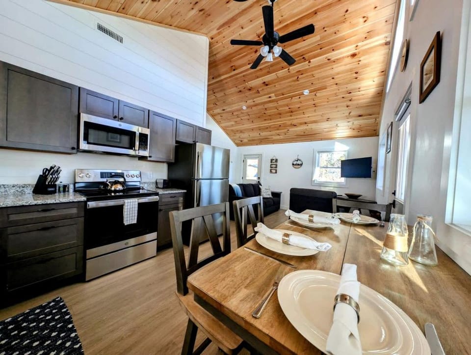 Pet-Friendly Lakeside Cabin with Fire Pit & Screened Porch near Flanders Pond in Sullivan, Maine Cabin in Sullivan